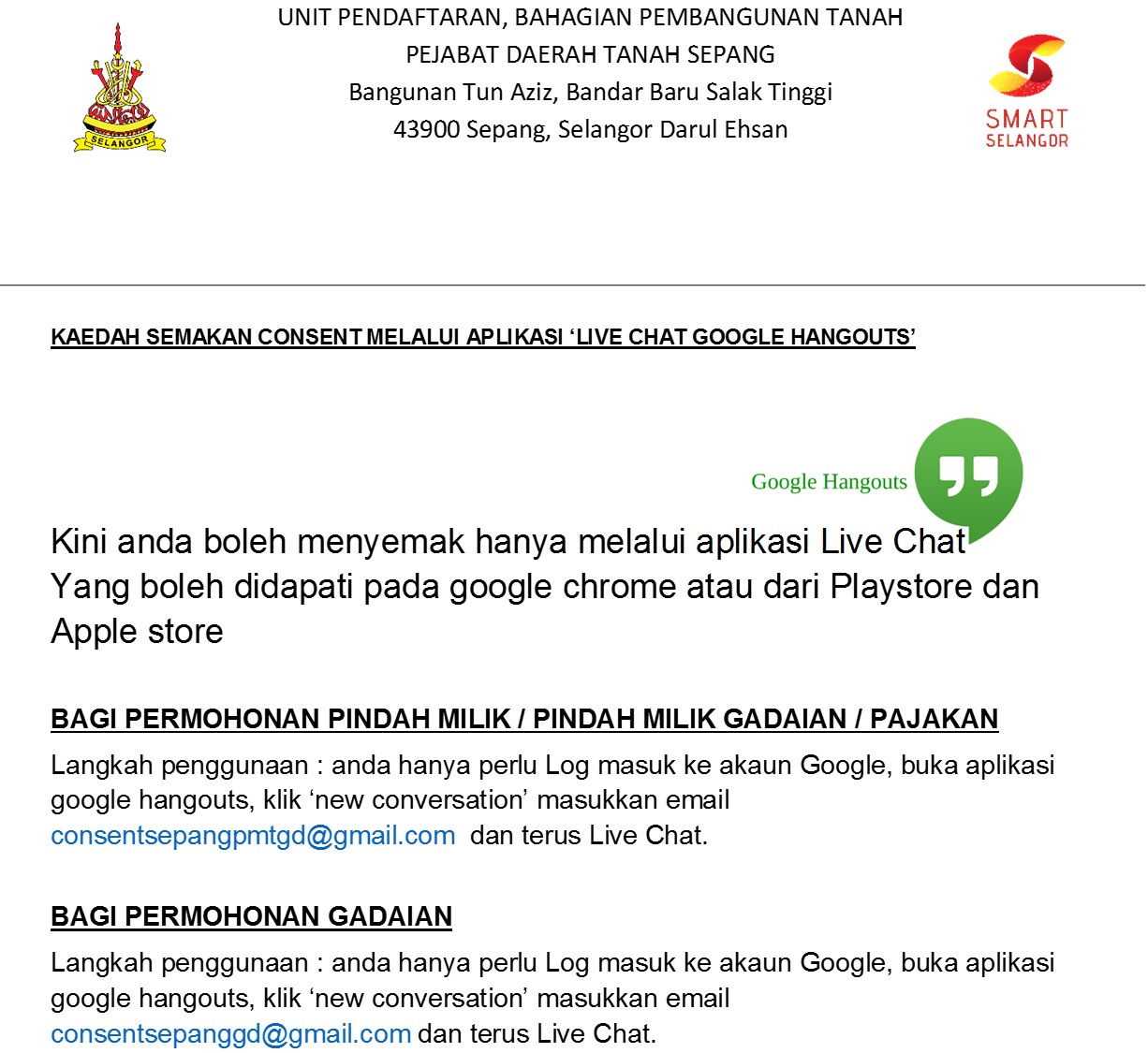 semakan cukai taksiran majlis perbandaran selayang